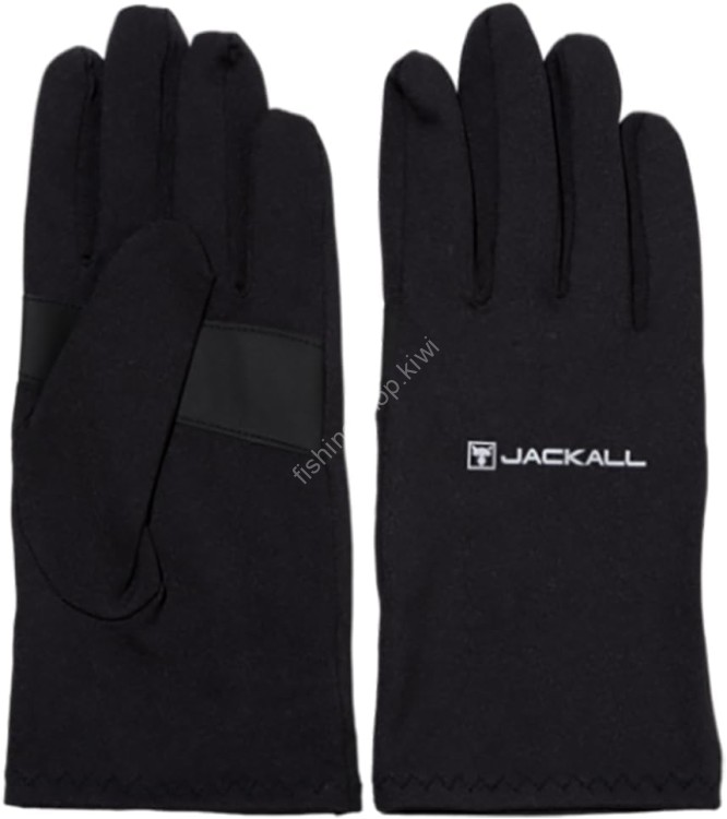 JACKALL GL-A004 Stretch Inner Gloves [Black] L