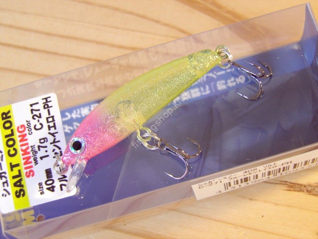 BASSDAY Sugar Minnow 40S Salt # C271 Fluorescent Yellow PH