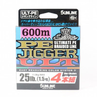 SUNLINE SaltiMate PE Jigger ULT 4-Honkumi [10m x 10colors] 600m #1.5 (25lb)