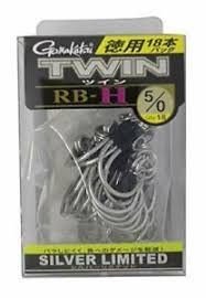 GAMAKATSU Twin RB-M Silver Limited [Silver] #5/0 Box (18pcs)