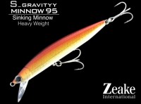 ZEAKE S_Gravityy Minnow 95 # SGM95001 Akakin Glow Belly