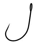 DAIWA Presso Single Hook SS Barbless Multi #8 (25pcs)