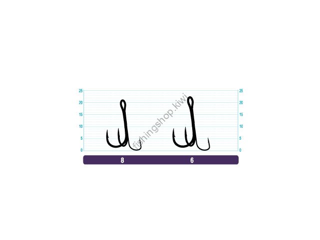 OWNER Hirame Transformation Triple Hook #6 (3pcs)