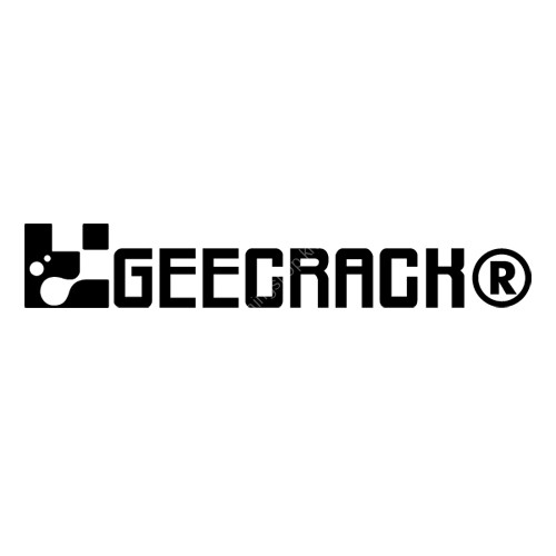 GEECRACK Geecrack Logo Sticker 200 Black