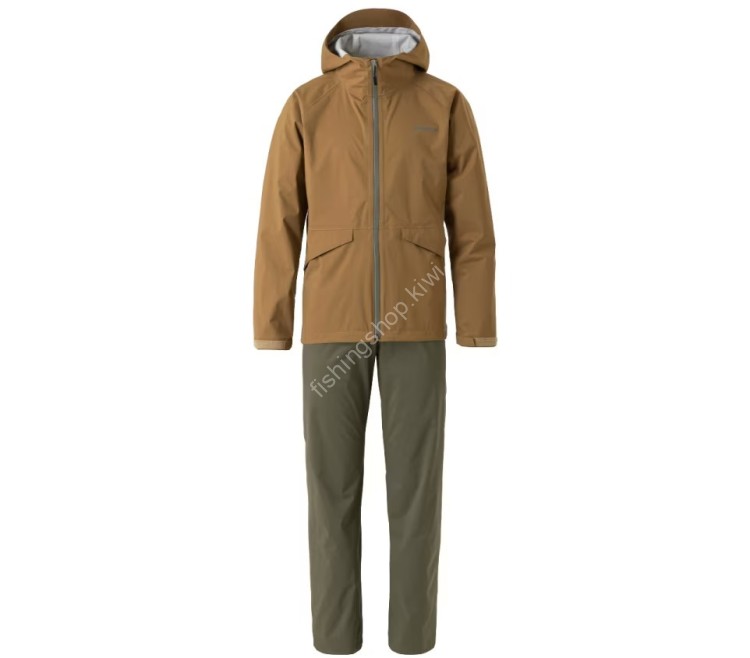 SHIMANO RA-005V Basic Fishing Rain Suit Beige WS