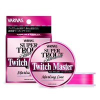 VARIVAS Super Trout Advance Twitch Master Marking Nylon [Clear x Flash Pink] 100m #1.5 (6lb)