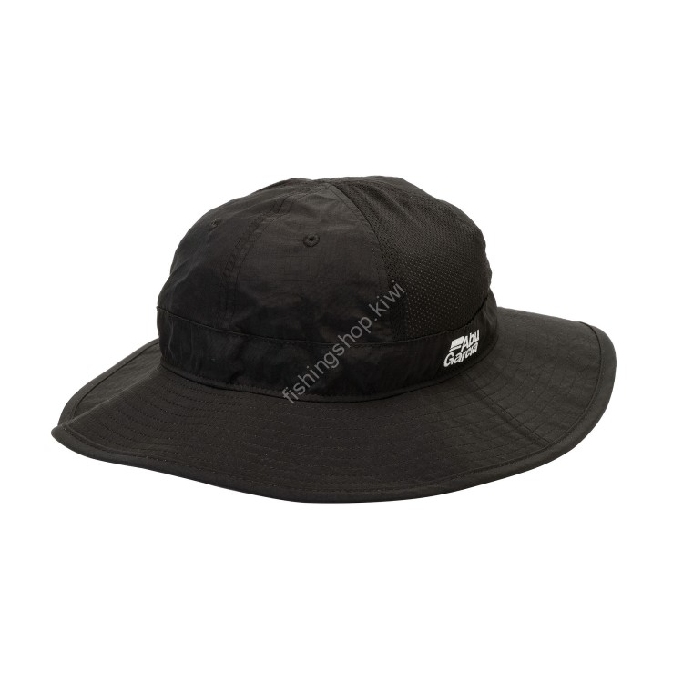 ABU GARCIA Nylon 6 Panel Hat [Black]