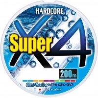 DUEL Hardcore Super x4 (10m x 5color) 200m #0.4 (8lb)