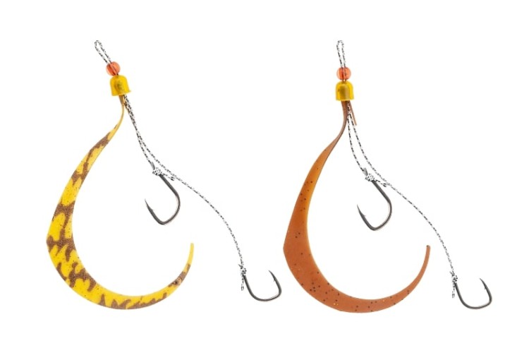 JACKALL Ranbu BinBin Switch Spare Rubber Hook Set #9/#9 Ebi Ore & Cola Set (2SET)