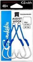 GAMAKATSU Assist Hook Tsuranuki Double 480 #4/0 (2pcs)
