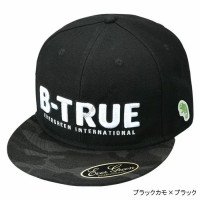 Evergreen B-TRUE FLAT Cap Type A Black Camouflage *BK