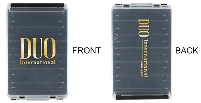 DUO Lure Case Reversible 120 Pearl Black x Gold Foil