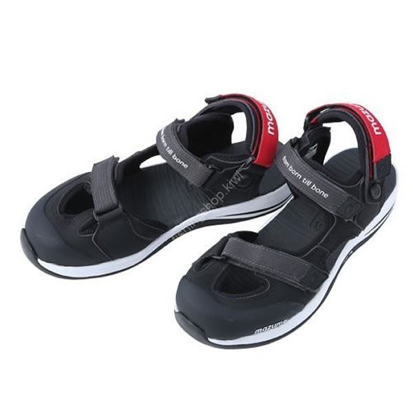 MAZUME MZSH-494 MZ rough water deck sandals BK LL