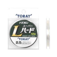 TORAY Toyoflon Super L Hard Fluoro [Natural] 50m #2.5