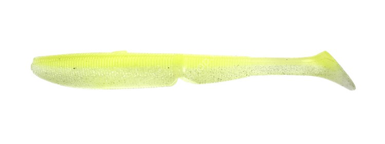 IMAKATSU MJ Shad Tail 5'' (Feco) #S-531 Clear Lime Shad (5pcs)