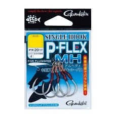 GAMAKATSU Single Hook P-Flex MH [Silver] #1