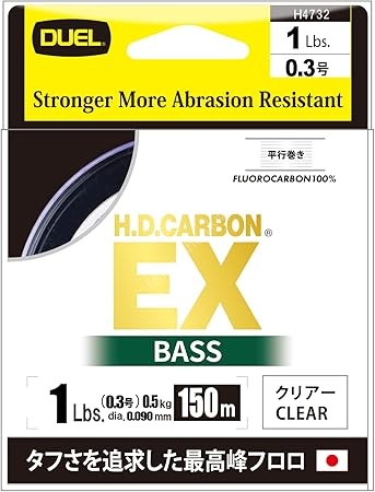 DUEL H.D. Carbon EX Bass [Clear] 150m #0.3 (1lb)