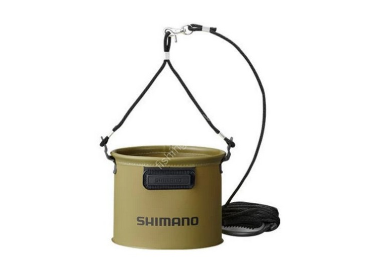 SHIMANO Water Bucket 17cm BK-053Q #Khaki SHIMANO Water Bucket 17cm BK-053Q #Khaki
