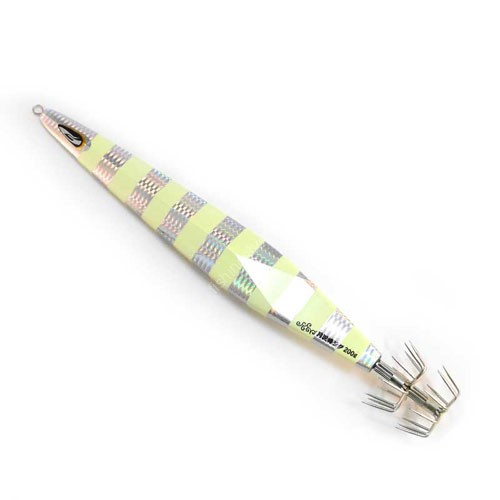 GEECRACK Tsukidorobou-Jig 200g #005 Silver / Glow Stripe