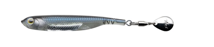 FISH ARROW Flash J Spin Elastomer 3'' #04 Blue Shad/Silver