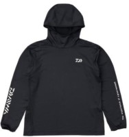 DAIWA DE-9224 Stretch Hoodie Shirt (Black) W.L