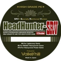 VALLEY HILL HeadHunter-SRV 8Braided [Yamabuki Yellow] 80m #10 (130lb)