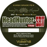 VALLEYHILL HeadHunter-SRV 8Braided [Yamabuki Yellow] 80m #10 (130lb)