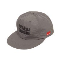 ABU GARCIA Nylon Flat Bill Cap [Charcoal Gray] Free