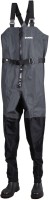 RBB 7778 RBB Hybrid ZIP Wader 80th [XLGY/Black] XL