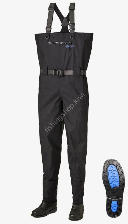 RIVALLEY 7620 RBB Aquamax Surf Wader (Black) M