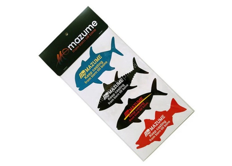 MAZUME Sticker 4 Fish (Set of 4)