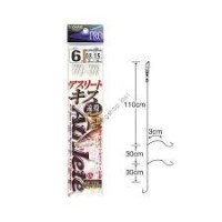 SASAME Athlete Kisu K-151 [Brown] 3 Hook 9-1.5 (2pcs)