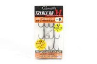 GAMAKATSU Treble RB M [Nano Smooth Coat] #6 0.46g (6pcs)