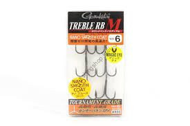 GAMAKATSU Treble RB M [Nano Smooth Coat] #6 0.46g (6pcs)