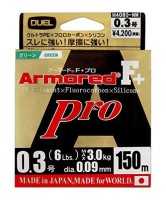 DUEL Armored F+ Pro [Neon Green] 150m #0.3 (6lb)