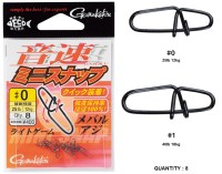 GAMAKATSU 68-057 Onsoku Mini Snap (NS Black) #0