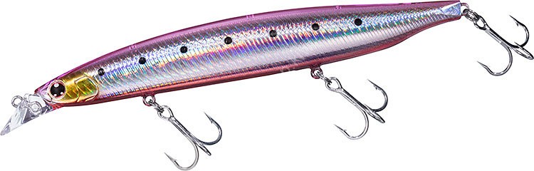 DAIWA Shore Line Shiner Z Vertice R 140F #Adel Hirame Pink Iwashi