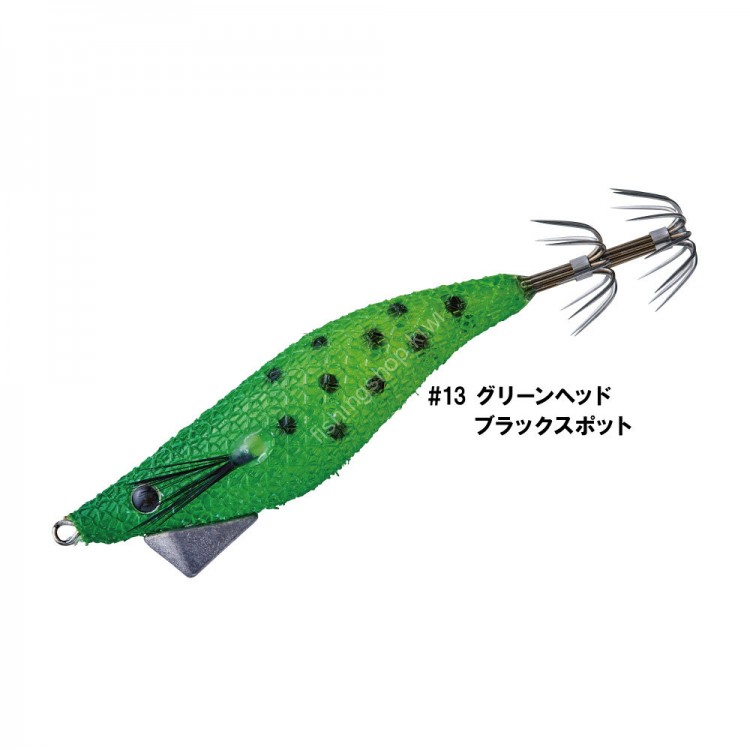 GAMAKATSU IK-067 Speed Metal Egi Dropper No.1.8 #13 GH Black Spot