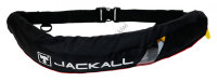 JACKALL AUTOMATIC EXPANDABLE TYPE LIFE JACKET JK5520RS BLACK / RED