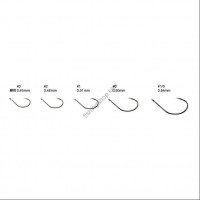 VARIVAS Death Lock Super Fine Wire [NS Black] #0 (10pcs)