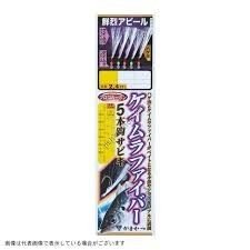GAMAKATSU Keimura Faiber Sabiki 5 Piece Rig [Gold] 12-4