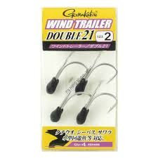 GAMAKATSU Wind Trailer Double21 Single Normal [Silver] #2 (4pcs)