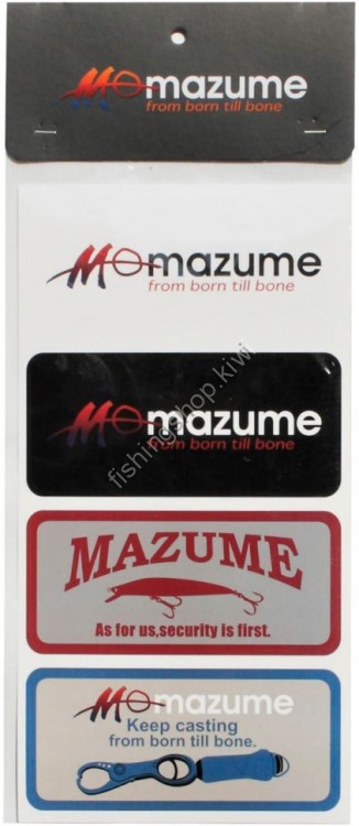 MAZUME MZAS-330 Logo Stickers 4 Kinds Set