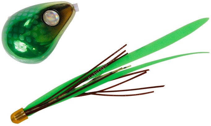 JACKALL Bakuryu Pb BinBin Dama Slide 160g #F204 Metal Green / Keiko Green T+