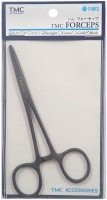 TIEMCO TMC Forceps 4.5 Straight Black