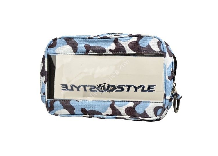 DSTYLE Multi Clear Pouch M #Blue Camo