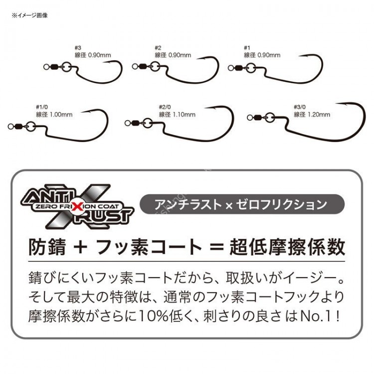 VARIVAS Rock-On Ring Gritter #1/0 (4pcs)