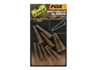 FOX EDGES Camo Safety Lead Clip Tail Rubbers Size 7 (10pcs)