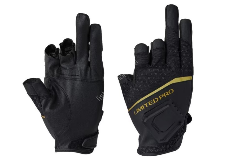 SHIMANO GL-100X Limited Pro Magnetic Quick Dry Gloves 3 (Limited Black) M