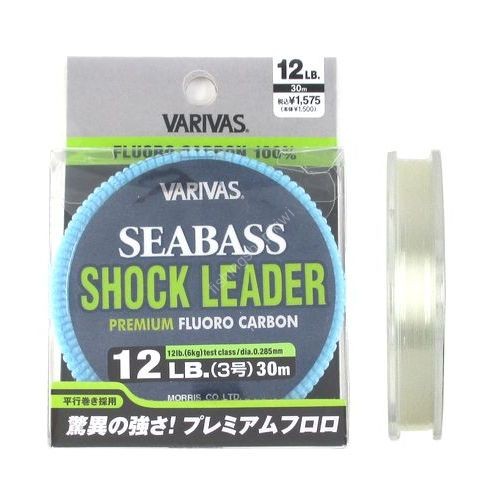 VARIVAS Seabass Shock Leader Premium Fluoro [Natural] 30m (12lb)